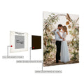 Wedding Couple Photography Metal Wall Posters | Premium, Waterproof & Magnet-Mounted Art
