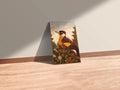 Wild Bird illustration Metal Wall Posters | Premium, Waterproof & Magnet-Mounted Art