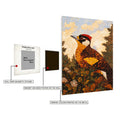 Wild Bird illustration Metal Wall Posters | Premium, Waterproof & Magnet-Mounted Art