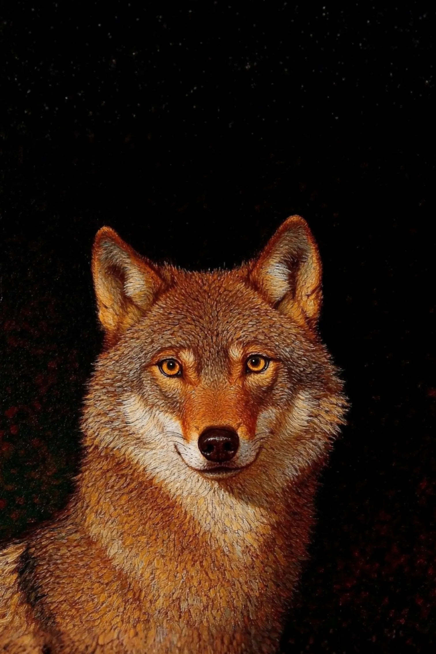 ًWild Wolf Metal Wall Posters | Premium, Waterproof & Magnet-Mounted Art