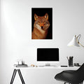 ًWild Wolf Metal Wall Posters | Premium, Waterproof & Magnet-Mounted Art