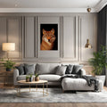 ًWild Wolf Metal Wall Posters | Premium, Waterproof & Magnet-Mounted Art