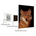 ًWild Wolf Metal Wall Posters | Premium, Waterproof & Magnet-Mounted Art