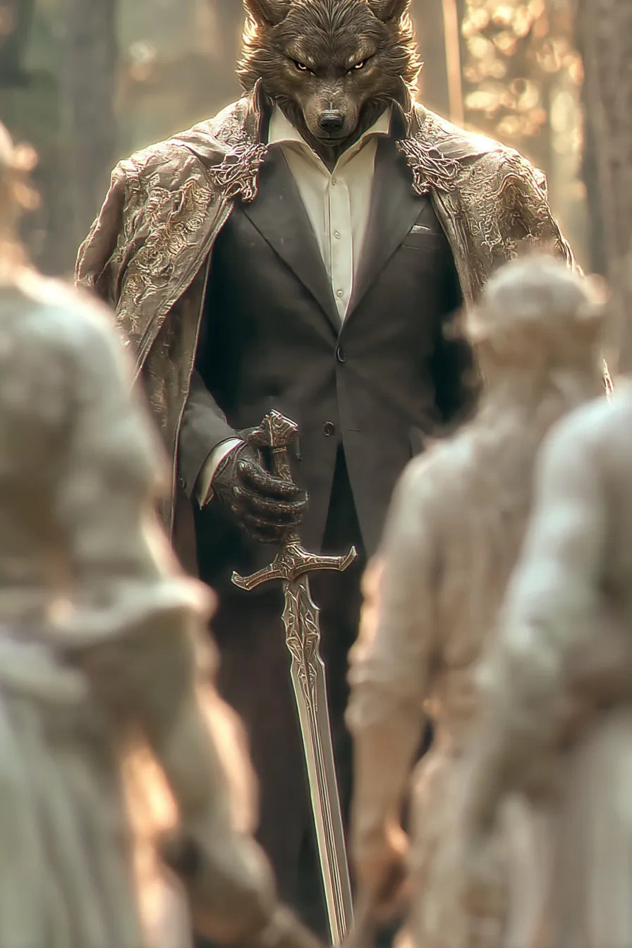 Wolf Lord Metal Posters | Premium, Waterproof & Magnet-Mounted Art