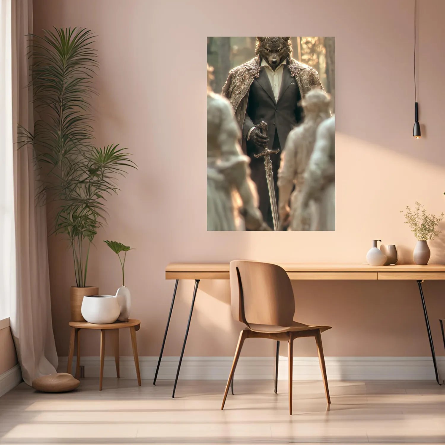 Wolf Lord Metal Posters | Premium, Waterproof & Magnet-Mounted Art