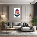 Wolf and Forest Metal Wall Posters | Premium, Waterproof & Magnet-Mounted Art