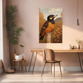 Woodpecker Metal Wall Posters | Premium, Waterproof & Magnet-Mounted Art