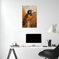 Woodpecker Metal Wall Posters | Premium, Waterproof & Magnet-Mounted Art