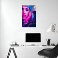 You Look Lonely Blade Runner 2049 Metal Wall Posters | Premium, Waterproof & Magnet-Mounted Art