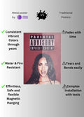 Young Megan Fox Explicit Metal Posters | Premium, Waterproof & Magnet-Mounted Art