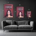 Young Megan Fox Explicit Metal Posters | Premium, Waterproof & Magnet-Mounted Art