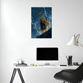 Zenitsu Demon Slayer Metal Posters | Premium, Waterproof & Magnet-Mounted Art