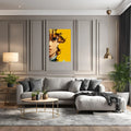 Zenitsu Demon Slayer Modern Metal Posters | Premium, Waterproof & Magnet-Mounted Art