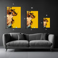 Zenitsu Demon Slayer Modern Metal Posters | Premium, Waterproof & Magnet-Mounted Art
