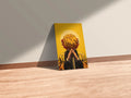 Zenitsu Focused Metal Posters | Premium, Waterproof & Magnet-Mounted Art