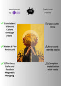Zenitsu Focused Metal Posters | Premium, Waterproof & Magnet-Mounted Art