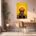 Zenitsu Focused Metal Posters | Premium, Waterproof & Magnet-Mounted Art