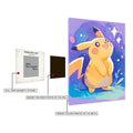 Pikachu Happy Metal Wall Posters | Premium, Waterproof & Magnet-Mounted Art